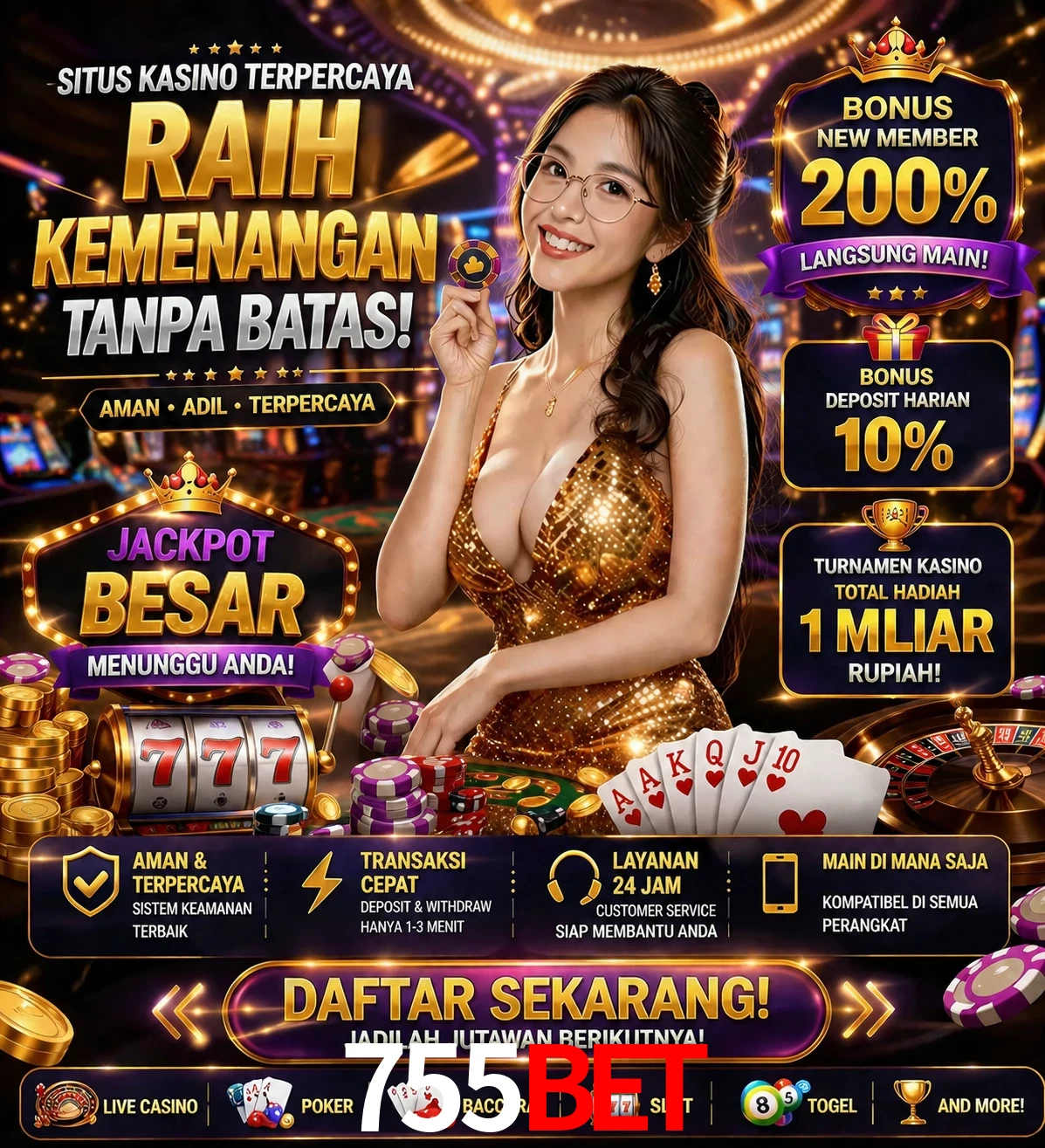 Roleta e blackjack 755bet