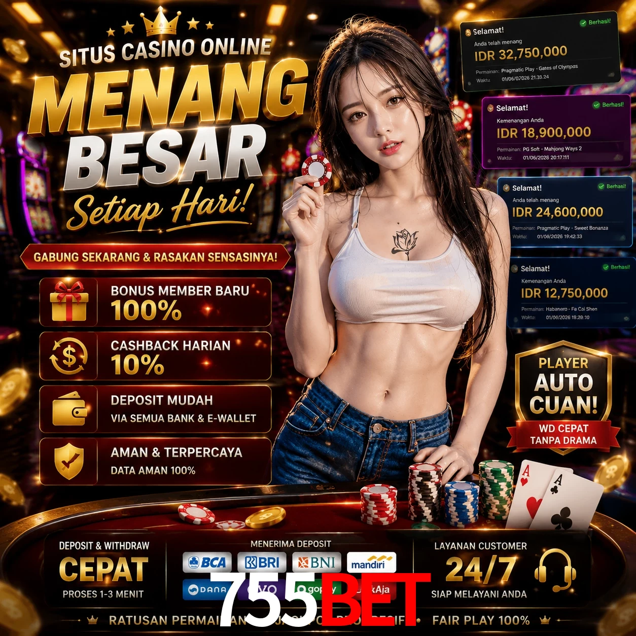 755bet slots no app