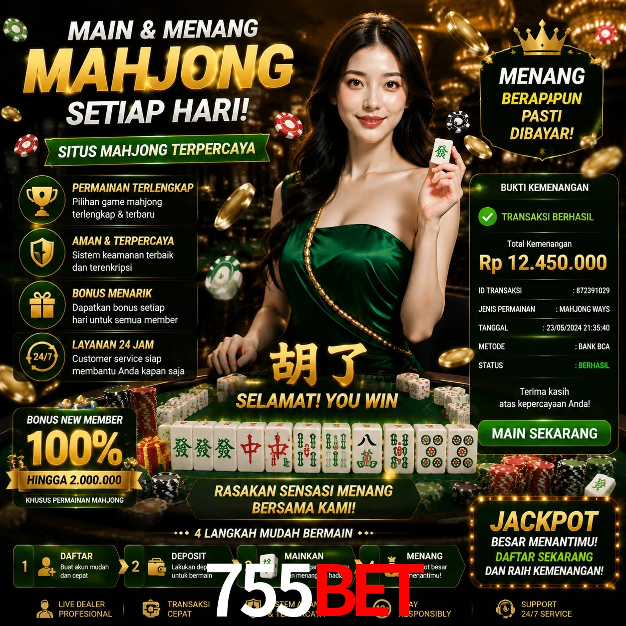 Ganhar e sacar na 755bet